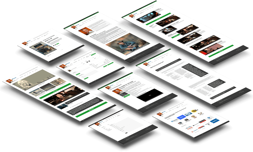 Professional web design illustration